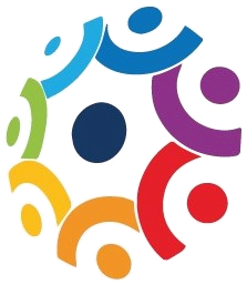 Logo di In Contatto APS: persone disegnate in cerchio